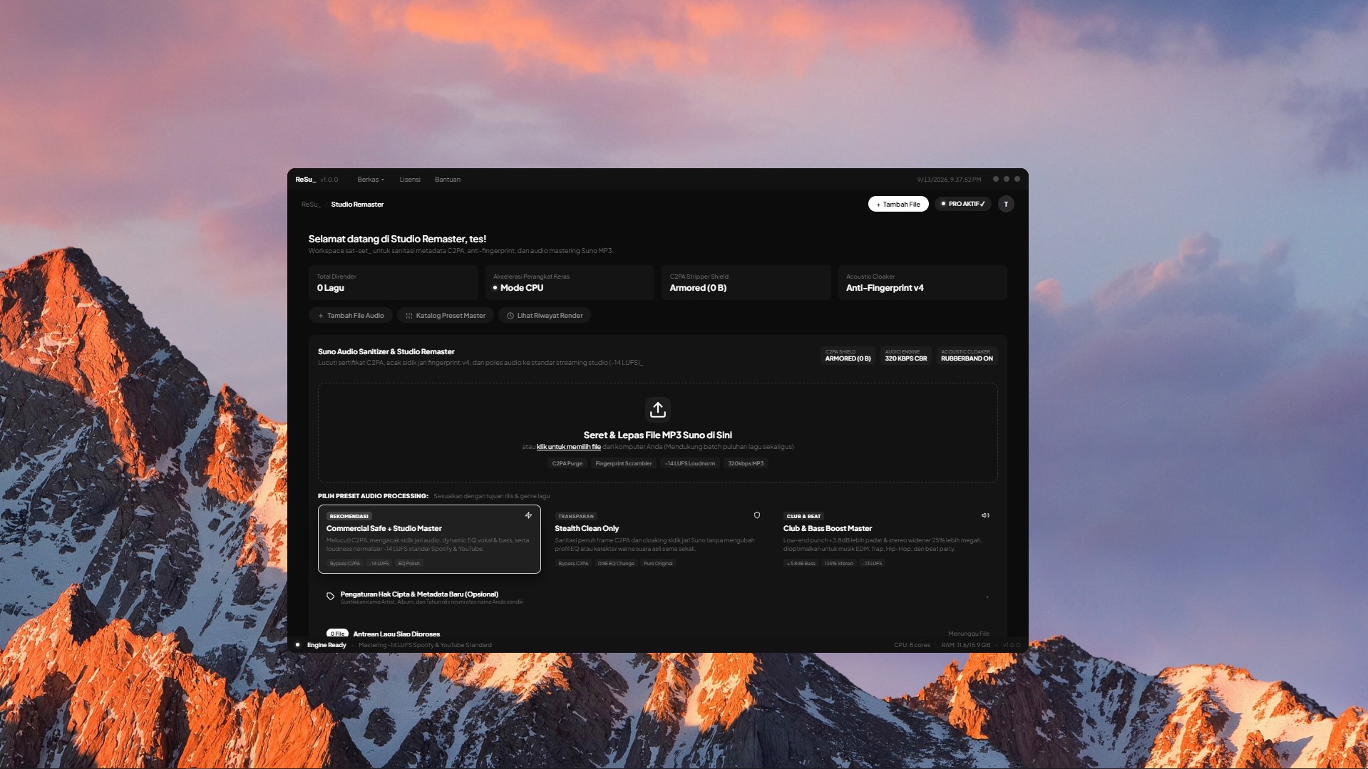 ReSu_ - Suno Audio Sanitizer & Studio Remaster Pro